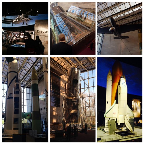 Sarah at the Smithsonian NASM in Washington, DC (May 2014)