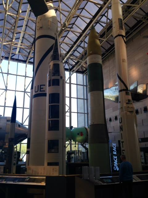 Sarah at the Smithsonian NASM in Washington, DC (May 2014)