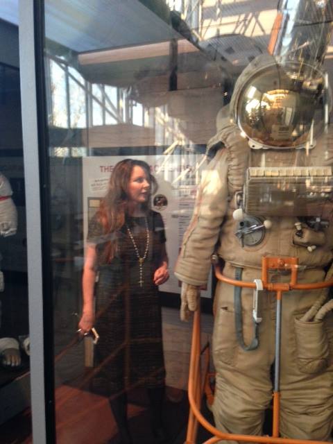 Sarah at the Smithsonian NASM in Washington, DC (May 2014)