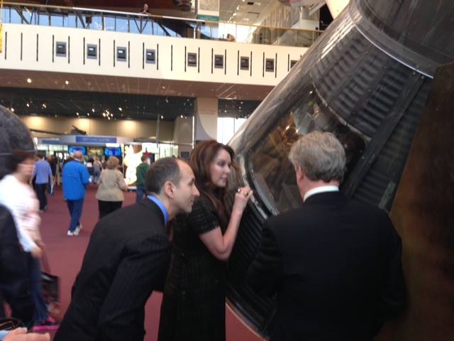 Sarah at the Smithsonian NASM in Washington, DC (May 2014)