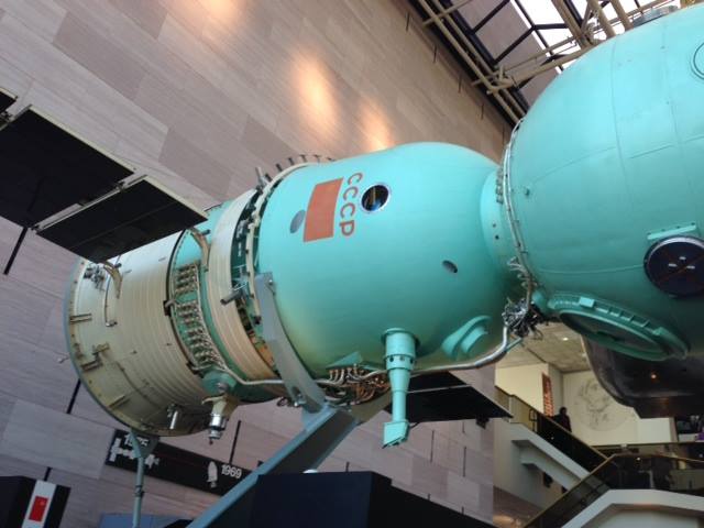 Sarah at the Smithsonian NASM in Washington, DC (May 2014)