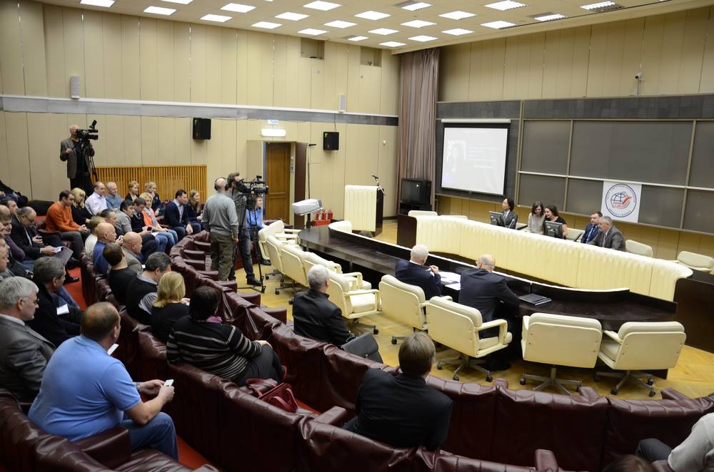 Пресс-конференция в Центре подготовки космонавтов имени Юрия Гагарина 19.01.2015